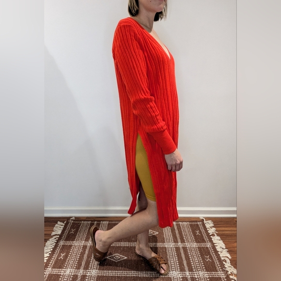 Free People long red tunic 🍒 - Picture 6 of 7